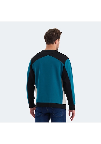 Slazenger VITALI Erkek  Petrol Sweatshirt