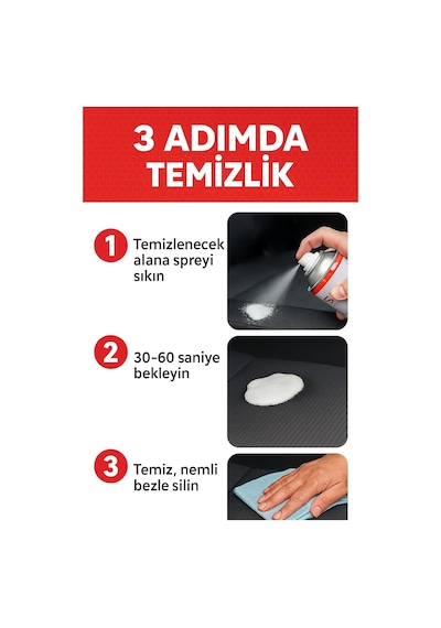 Çok Amaçlı Temizleyici Köpük, Araç İçi Temizleme Spreyi 500 Ml Standart