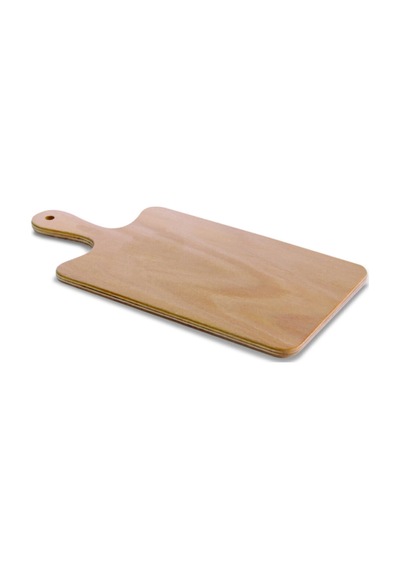 Ağaç Kesim Panosu 35x17,5 Cm Ahşap Krem Diğer