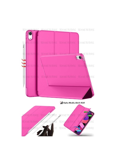 Apple Uyumlu iPad 10. Nesil 2022 10.9 Inç Tablet Flip Smart Standlı Akıllı Kılıf Smart Cover Kılıf