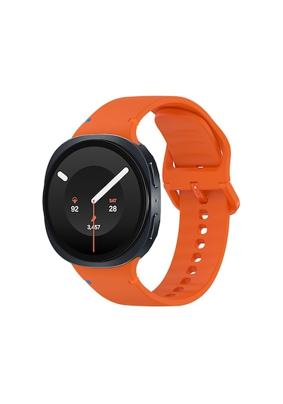 Novstrap Samsung Galaxy Watch 9 40mm 44mm İle Uyumlu Kordon Dikişli Silikon Kayış Tam Uyumlu Pimli