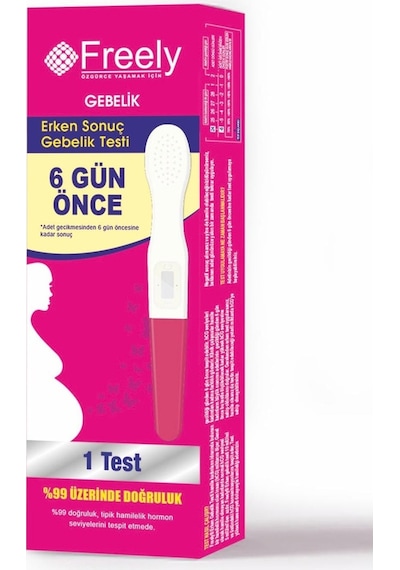 Freely Erken Gebelik Testi - Erken Sonuç Gebelik Testi 1 Adet