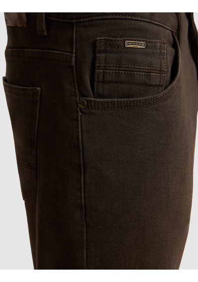 Pierre Cardin Koyu Kahverengi New Slim Fit Jean Pantolon 50331413-vr084