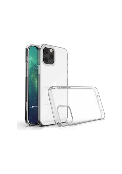 Apple Uyumlu iPhone 12 Pro Uyumlu Zore Süper Silikon Kılıf-renksiz Renksiz -