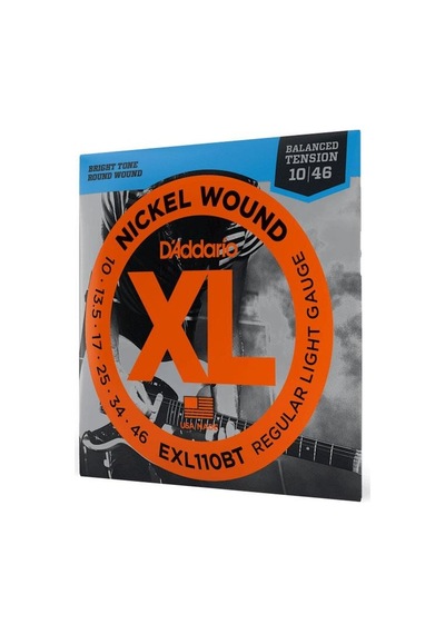 D'addario Exl110bt Balanced Regular Light Elektro Gitar Teli 10-46
