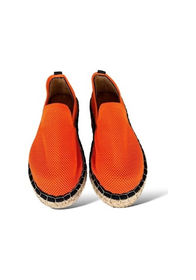 Unisex El Yapımı Triko Espadril Oranj-oranj Turuncu