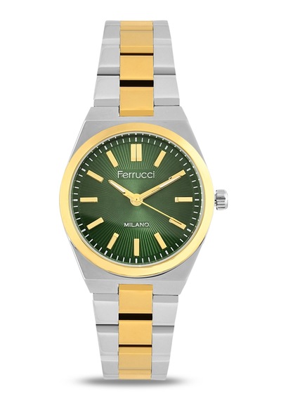 Ferrucci Kadın Kol Saati Fc 03703m.02 F730 Altın - Gri