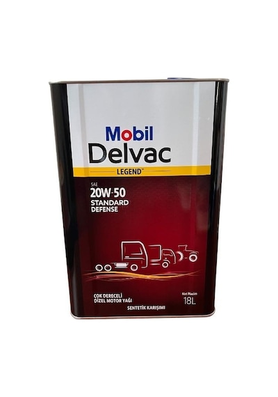 Mobil Delvac Legend 20W-50 Standard Defense Motor Yağı 18 L