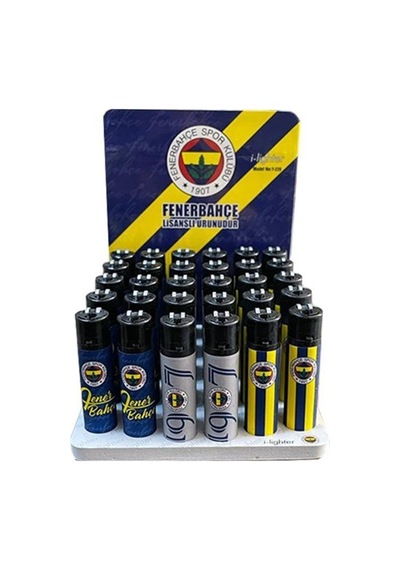 Indirimcenter Fenerbahçe Baskılı Lisanslı Taşlı Çakmak 30 Adet