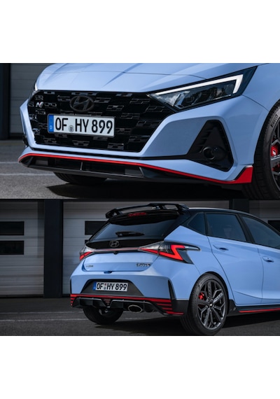 Dk Tuning İ20 N Line Siyah Kaput Bagaj Logo Seti Hyundai İle Uyum