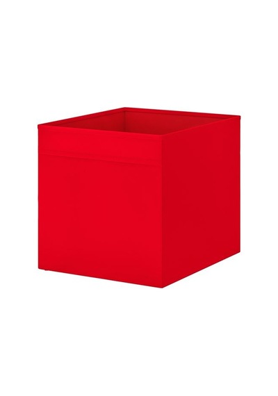 Ikea Dröna Kutu, Kırmızı, 33x38x33 Cm
