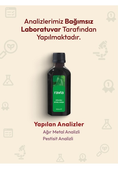 Ravla Spirulinalı Bitkisel Karışım - 100ml