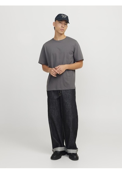 Jack & Jones Jjeorganıc Düz Tişört 12156101 Gri