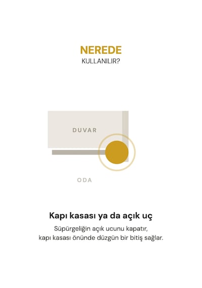 Vilo Süpürgelik Bitim Aparatı 2 Adet Linela 402 Wellington Oak Uyumlu