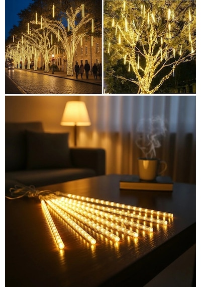 Renk Değiştiren Şık Tasarım 10'lu 45 Cm Led Bahçe Işığı Seti
