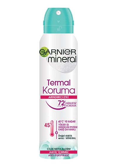 4 Adet Garnier Mineral Deodorant Termal Koruma Sprey Kadın 150 Ml