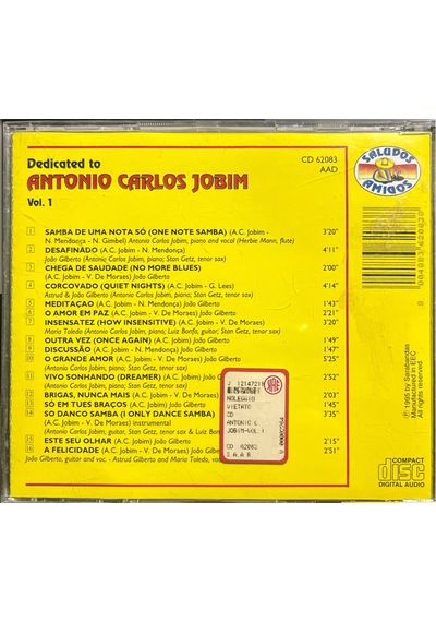 Cd Antonio Carlos Jobim Samba De Uma Nota So Cd