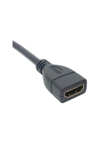 Alfais 4667 Hdmi Dişi Erkek Uzatma 90 Derece Dirsek Kablosu 1 Metre