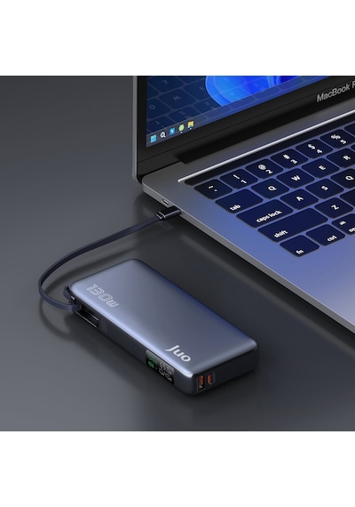 Juo JLP2130 20000 Mah 130w Led Ekranlı Usb-a + Type-c Kablolu Powerbank