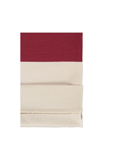Civil Boys Kalın Çizgili Basic 10-13 Yaş Sweatshirt - Bordo