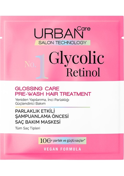 Glycolic Retinol Parlaklık Etkili Duş Öncesi Saç Bakım Maskesi-50ml