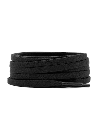 Hapshoe 70 Cm Siyah 5 Mm Yassı Mumlu Ayakkabı Bağcığı