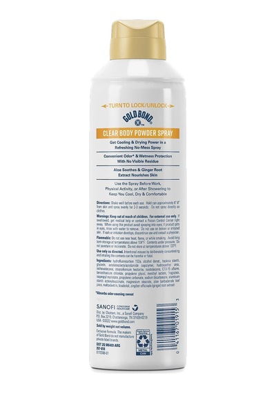 Gold Bond Clean Scent Vücut Spreyi 198gr