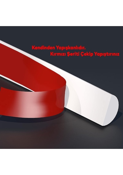 Su Bariyeri Kapı Altı Sızdırmaz Su Tutucu Yapışkanlı Slikon Bant Bandı 2 Metre Bnd01020015