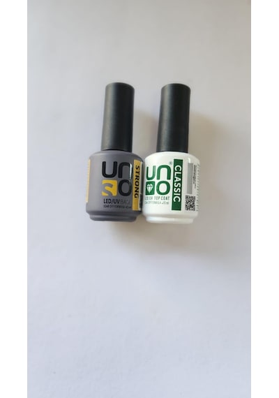 Uno Kalıcı Oje Strong Base 15 ML + Classic Top Coat 15 ML