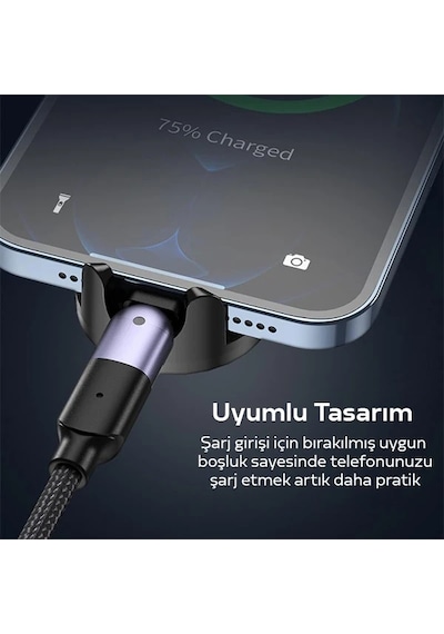 Kuulaa Universal Mıknatıslı Standlı Cep Telefon Araç Tutucu Aluminum- 5775 Renkli