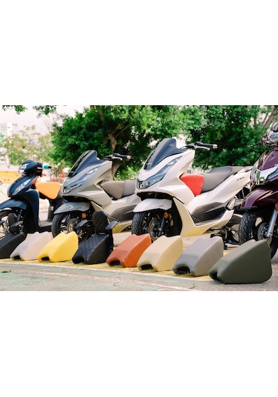 HONDA PCX Motosiklet Çocuk Koltuğu, Siyah Deri, Kolsuz, 4-8 Yaş Arası, Sök Tak