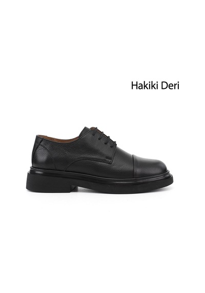 Gönderir Erkek Siyah Floter Hakiki Deri Klasik Ayakkabı Ddma73542944