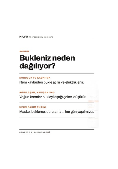 Bukle Belirginleştirici Durulanmayan Saç Kremi - Kıvırcık Saçlar İçin - Sülfatsız - 250ml
