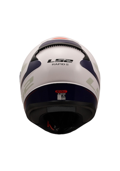 Ls2 Rapid 2 Driveway Kapalı Kask Beyaz - Mavi