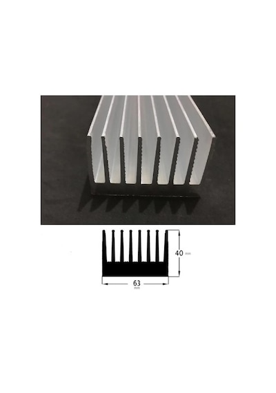 Led Soğutucu Alüminyum Led Soğutucu 63x40 Mm