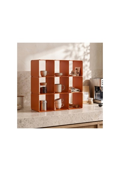 Node 9'lu Modüler Metal Açık Raf Ünitesi Çok Amaçlı Küp Kitaplık 50x50 Cm Turuncu - 944249484 Turuncu Node 9'lu Modüler Metal Açık Raf Ünitesi Çok Amaçlı Küp Kitaplık 50x50 Cm Turuncu - 944249484 Turuncu