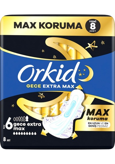 Ultra Hijyenik Ped Gece Ekstra Max Boy 6 8 Adet Ped