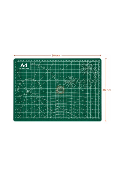 Kesim Matı A4 300x220 Mm Pvc Ölçülü Hobi Ve Maket Çalışmaları