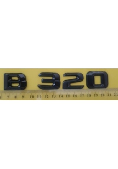 Mercedes Uyumlu Yazı B 320 Siyah