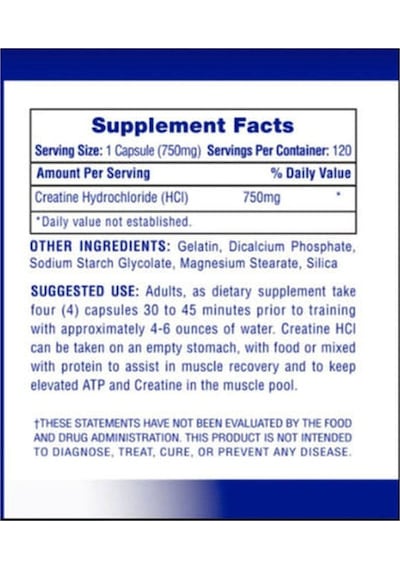 Hitech Creatine Hcl 120 Kapsül