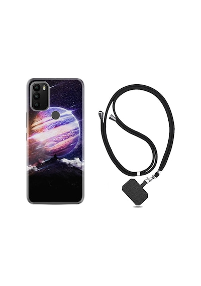 General Mobile Gm21 Plus Kılıf Boyun Askılı Super Planet 1797