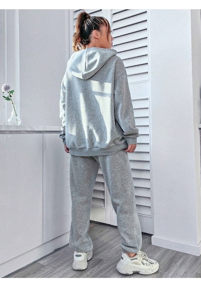 California Los Angeles Eşofman Takımı Sweatshirt Jogger Gri