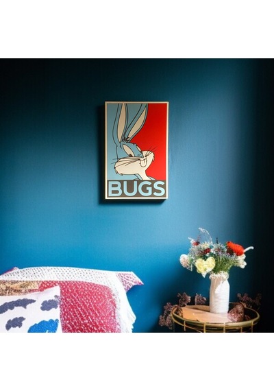 Thisrock 16,5x25,5 Cm Ahşap Bugs Bunny Tablo 1