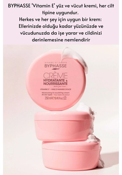 Vitamin-e Nemlendirici Krem Yüz ,vücut Ve Eller Için 250ml