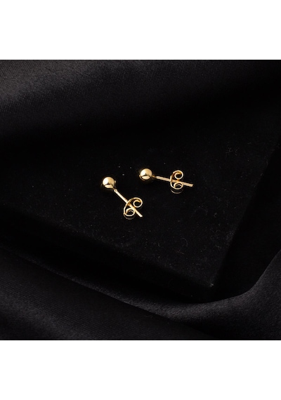 Bilezikci 14 Ayar Altın Top Küpe 5 mm. KPDLY14K28468