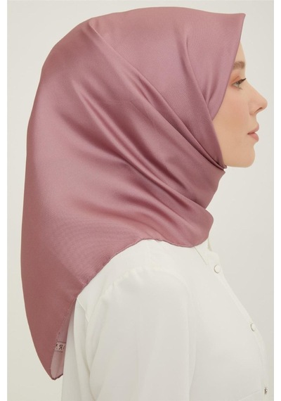 Armine Düz Boyalı %100 Twill İpek Eşarp 0010d 58