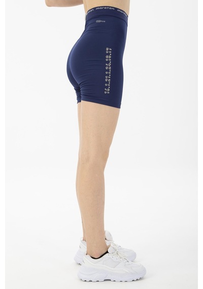 Maraton Active Slimfit Kadın Koşu Navy Şort 21198-navy