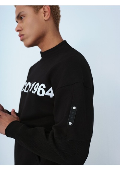 LOFT Oversize Fit Erkek Sweatshirt Lf2036812 Q1.v1 Siyah