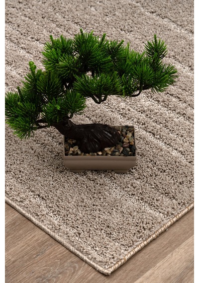 Raschel Carpet Moopy Bej Bukleli Yumuşak Soft Dokuma Yolluk Halı Salon Halısı Lp1007a Bej Bej