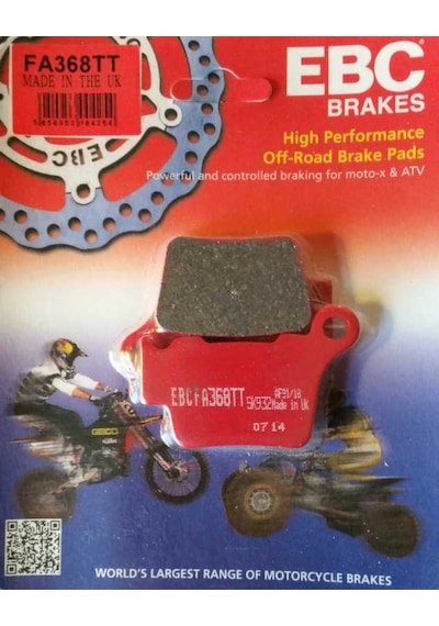2004-2019 Ktm 450 Exc Arka Fren Balatası Ebc Fa368Tt Karbon Balat